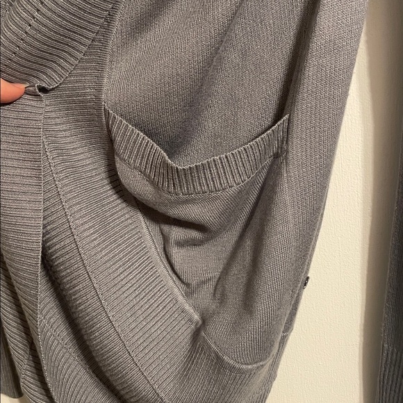 Lululemon Transformation Wrap Cardigan Sweater Grey - Picture 5 of 10